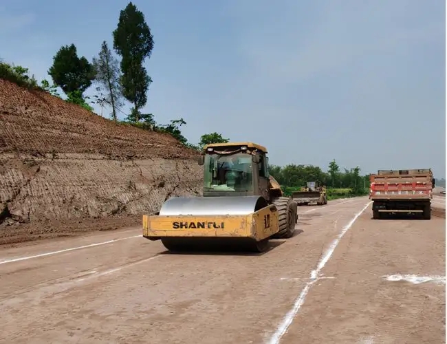 熊口管理区道路施工